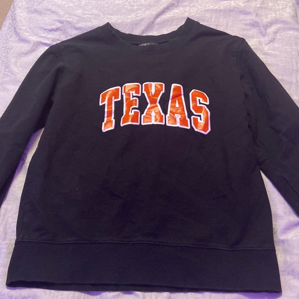 texas crewneck size large